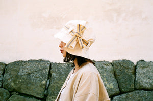 SANADA BAND HAT：Yamabuki（黄+紺縞）