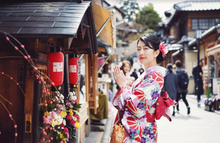 画像をギャラリービューアに読み込む, 四季折々に合わせた着物で祇園を散策体験＠京都