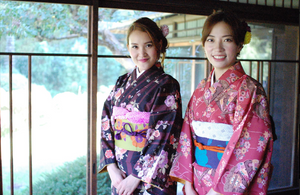 歴史情緒ある街、鎌倉を着物で散策体験＠鎌倉