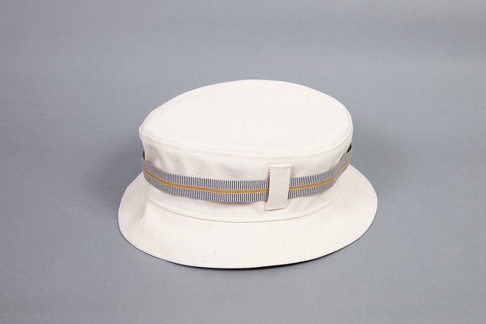 SANADA BAND HAT：Hiwa（紺+黄縞)